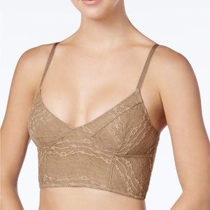 Free People Lace Longline Bustier Bralette